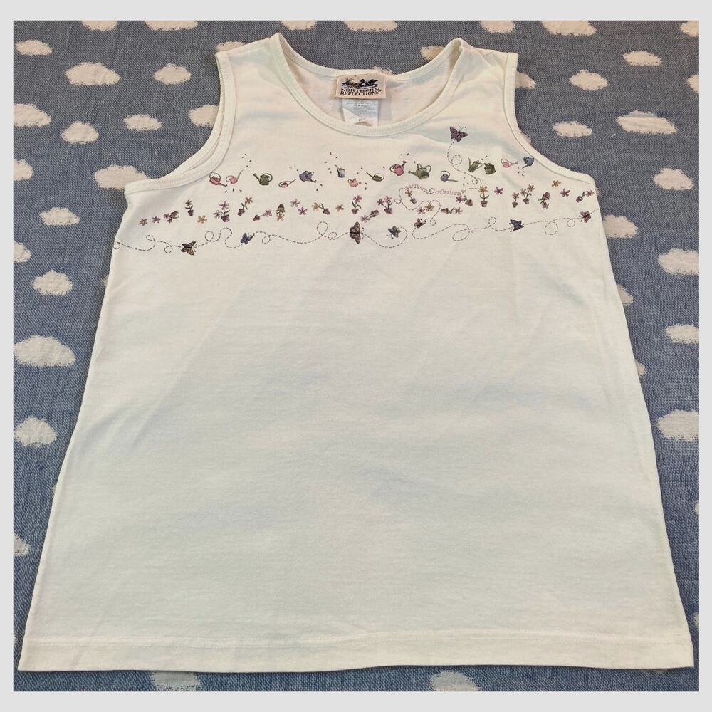 Northern Reflections Vintage Tank Top Scattered Print Medium